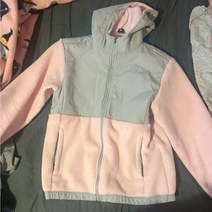 💕Girls Large Pink Fleece Zip Denali Jacket